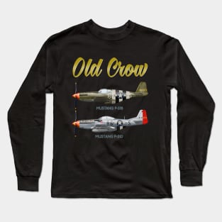 P-51 Mustang Old Crow Long Sleeve T-Shirt